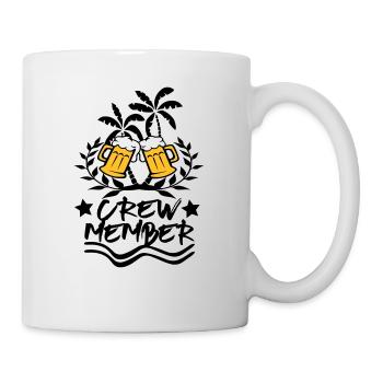 Crew Member / Party Design - Tasse - Weiß - Rechts