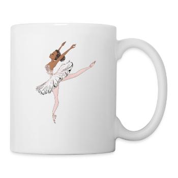 Danseur de ballet - Mug blanc - blanc - Droite