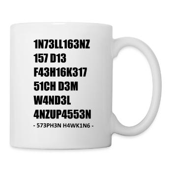 Intelligence 1337 LEET [black] - Mug - white - Right