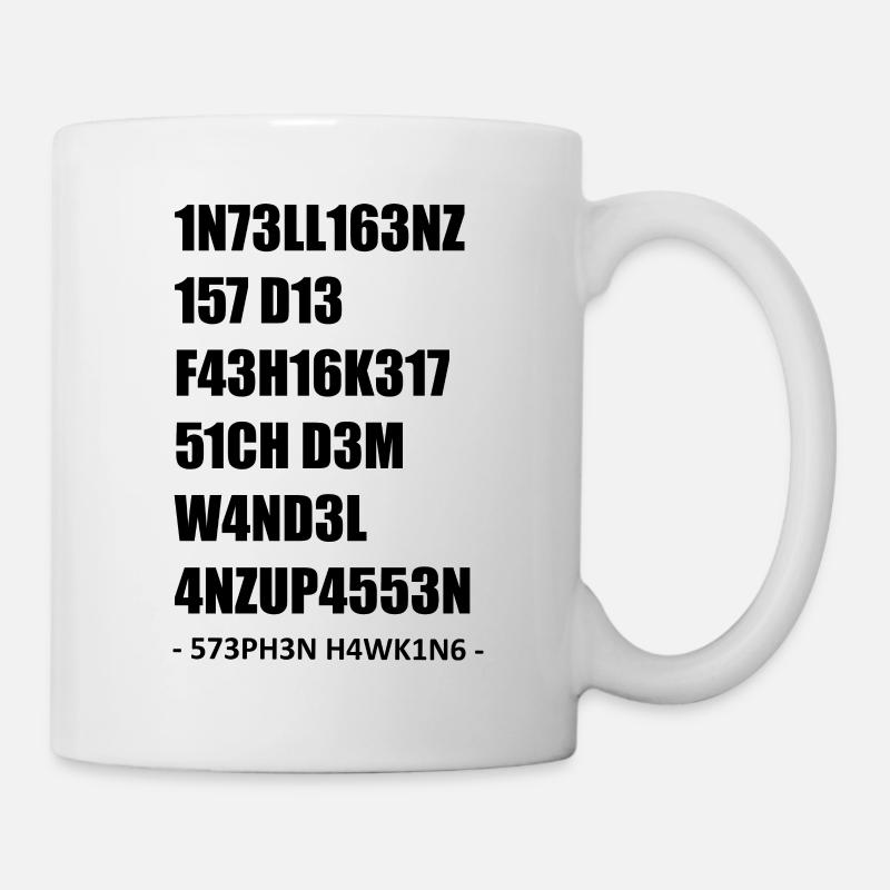 Intelligenz 1337 LEET [black] - Tasse - Weiß