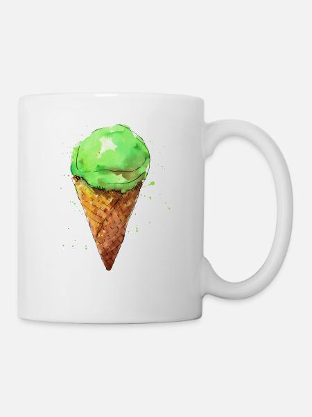 eis - Tasse - Weiß
