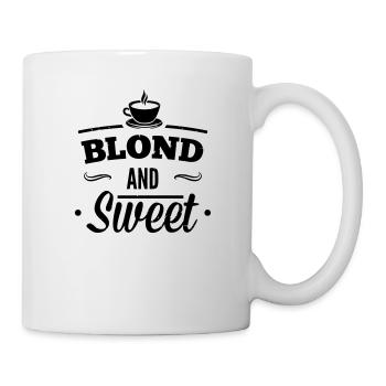 Blond und Süß Kaffee 1 - Tasse - Weiß - Rechts