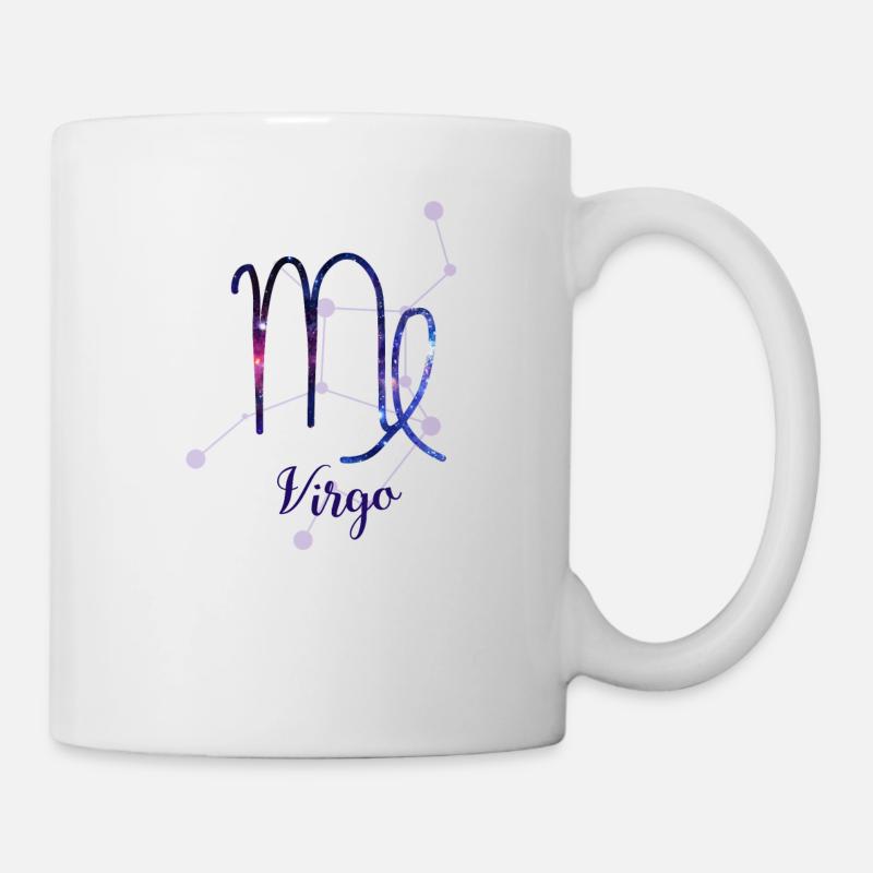 Virgo Horoscope Geometric - Mug - white