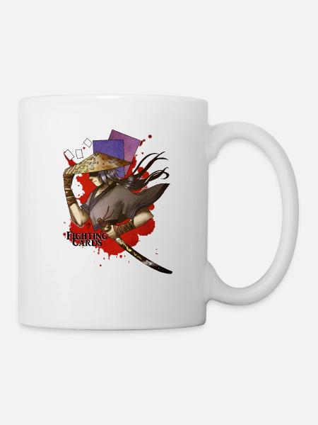 Fighting cards - Guerrier - Mug blanc - blanc