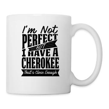 PARFAIT AVEC CHEROKEE B - Mug blanc - blanc - Droite