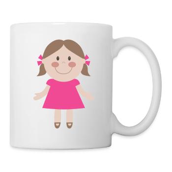 Meine Puppe - Tasse - Weiß - Rechts