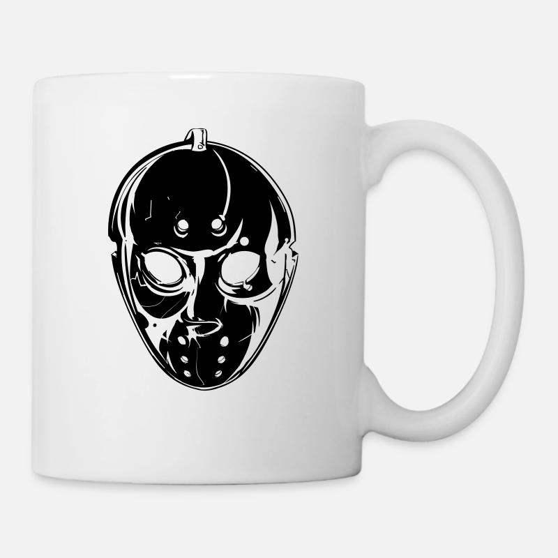 Hockey mask - Mug - white