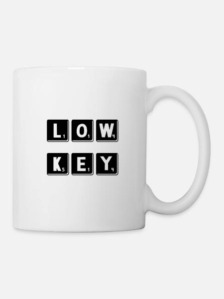 Faible clé - Mug blanc - blanc