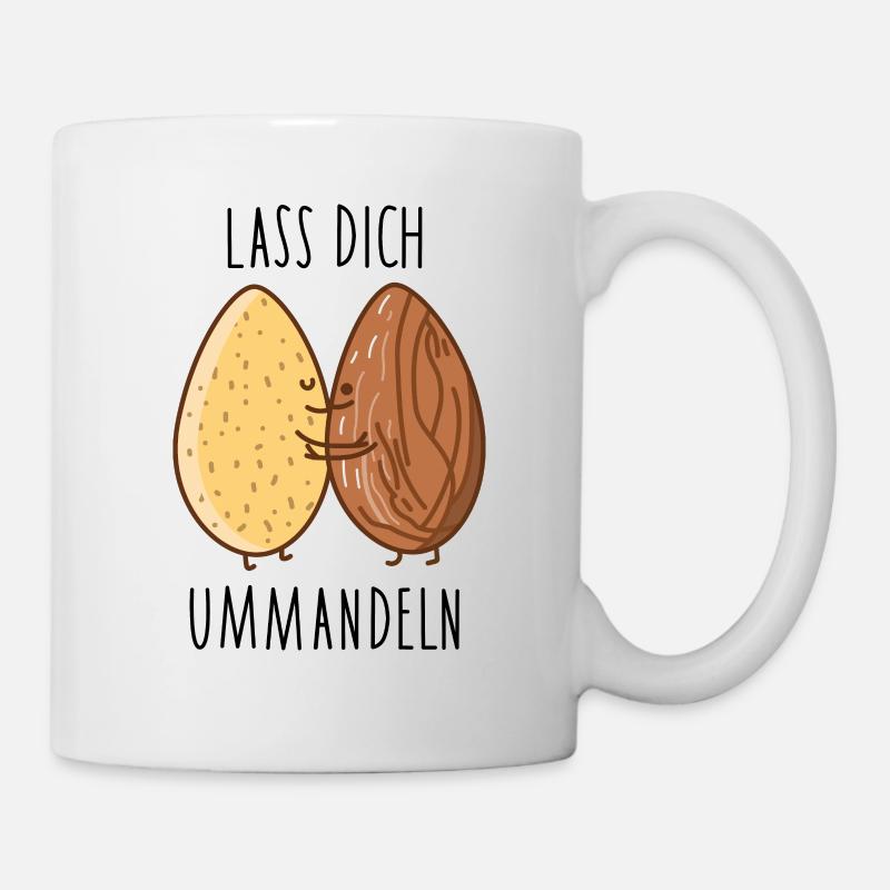 Mandel Paar - Tasse - Weiß
