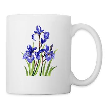 Blumen - Tasse - Weiß - Rechts