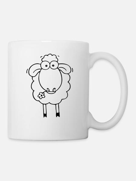 Sheep white - Mug - white
