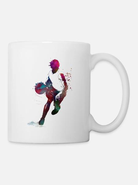sport de basket - Mug blanc - blanc