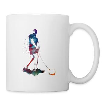 hammer throw sport - Mug - white - Right