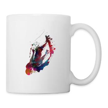 sport de planche à roulettes - Mug blanc - blanc - Droite