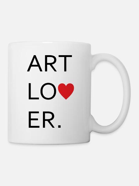 art lover - Mug - white