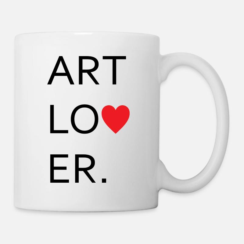 amateur d’art - Mug blanc - blanc