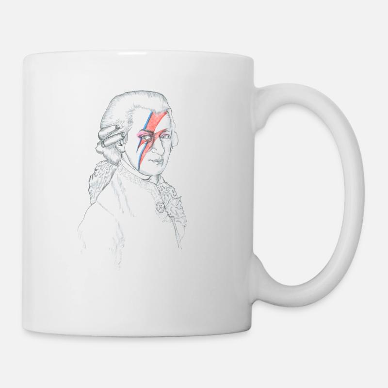 Rock me Amadeus Mozart - Tasse - Weiß