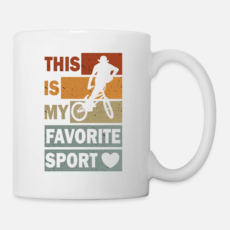 Extremsport BMX Halfpipe Bruch - Tasse - Weiß