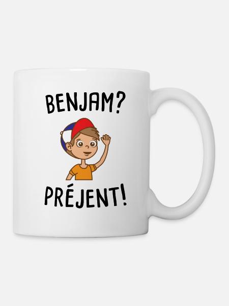 Benjam préjent - Mug blanc - blanc