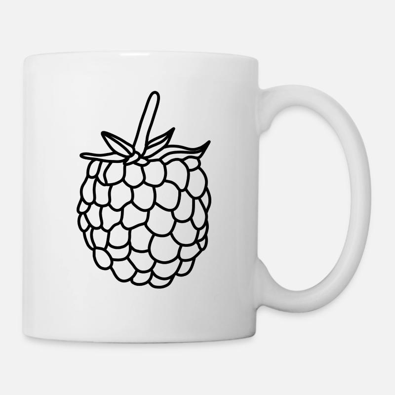 Himbeere Beere Vitamine - Tasse - Weiß