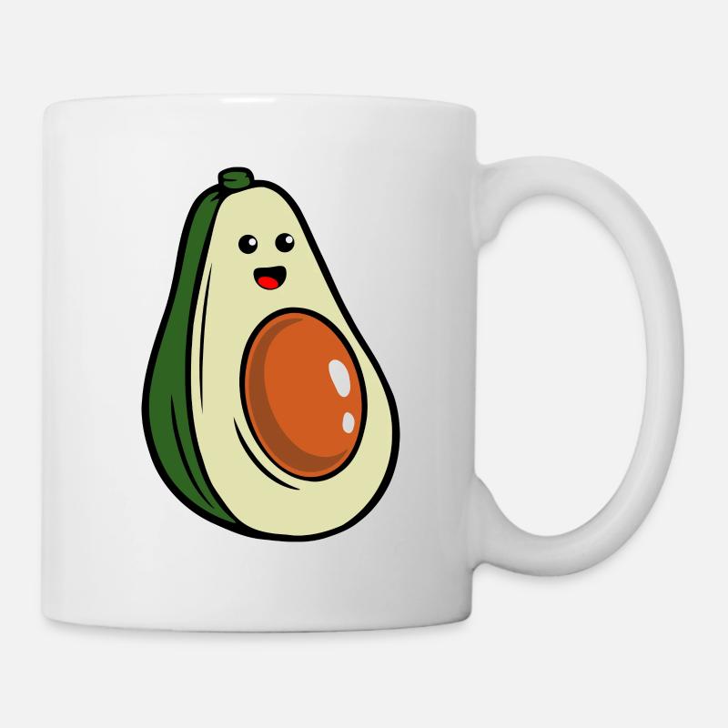 Avocado - Tasse - Weiß