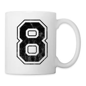 Number 8 - Mug - white - Right