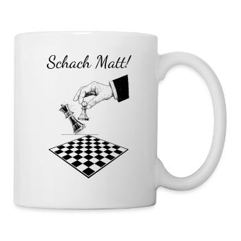 Chess Mat! Chess, game, board game, pieces - Mug - white - Right