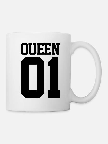 Königin 01 - Tasse - Weiß