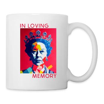 In Erinnerung an Queen Elizabeth - Tasse - Weiß - Rechts