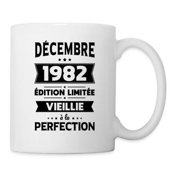 Anniversaire 40 ans - Décembre 1982 Perfection - Mug blanc - blanc - Droite