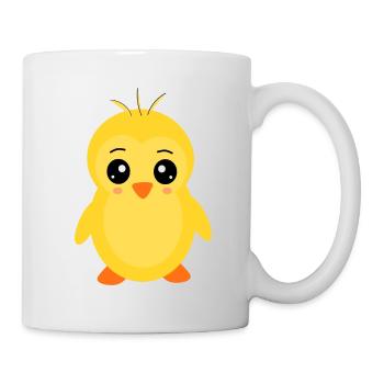 Kawaii Chibi Kawaii Ente Kawaii Manga - Tasse - Weiß - Rechts