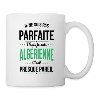 Je ne suis pas parfaite mais je suis Algérienne - Mug blanc - blanc - Droite