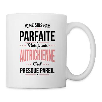 Je ne suis pas parfaite mais je suis Autrichienne - Mug blanc - blanc - Droite