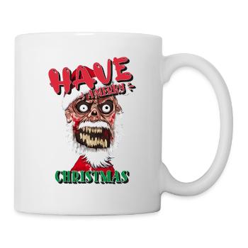 Horror Zombie Santa Claus for Christmas - Mug - white - Right