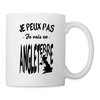 Je peux pas je vais en Angleterre - Mug blanc - blanc - Droite