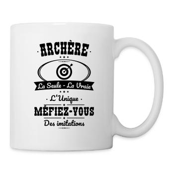 Archère - La seule - La vraie - L'unique - Mug blanc - blanc - Droite