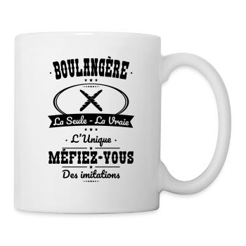 Boulangère - La seule - La vraie - L'unique - Mug blanc - blanc - Droite