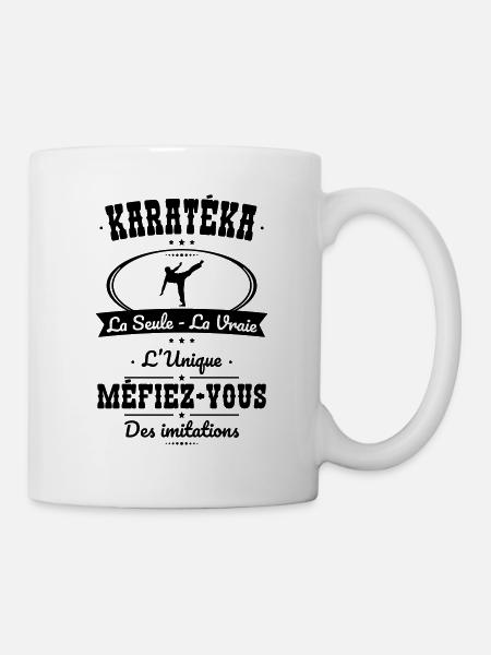 Karatéka - La seule - La vraie - L'unique - Mug blanc - blanc