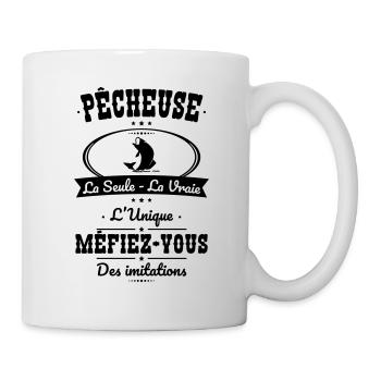 Pêcheuse - La seule - La vraie - L'unique - Mug blanc - blanc - Droite