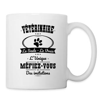 Vétérinaire - La seule - La vraie - L'unique - Mug blanc - blanc - Droite