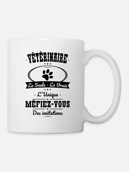 Vétérinaire - La seule - La vraie - L'unique - Mug blanc - blanc