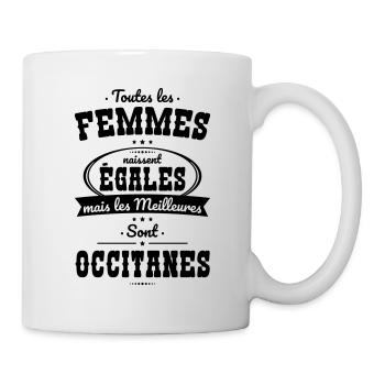 Femmes égales les meilleures sont Occitanes - Mug blanc - blanc - Droite