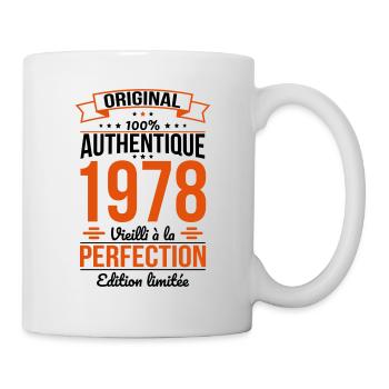 Anniversaire 45 ans - Original - 1978 - Mug blanc - blanc - Droite