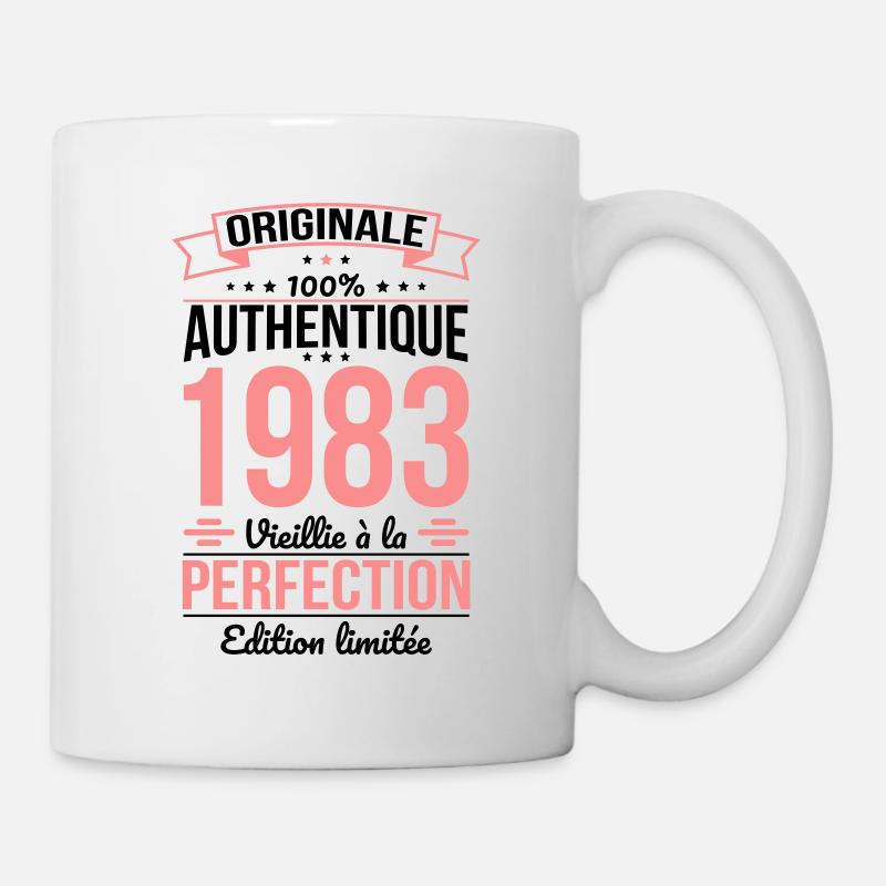 Anniversaire 40 ans - Originale - 1983 - Mug blanc - blanc