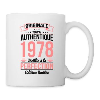 Anniversaire 45 ans - Originale - 1978 - Mug blanc - blanc - Droite