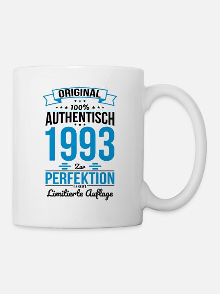 30ème anniversaire - Original 1993 100% authentique - Mug blanc - blanc