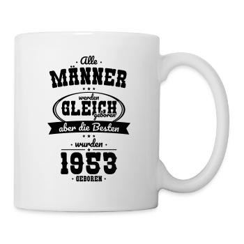70. Geburtstag - Die Besten wurden 1953 geboren - Mug blanc - blanc - Droite