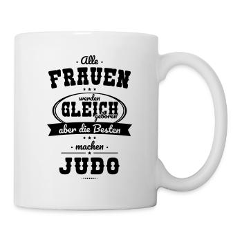 Alle Frauen gleich Besten machen Judo - Tasse - Weiß - Rechts