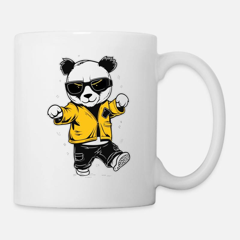 Dancing Panda Bear - Tasse - Weiß