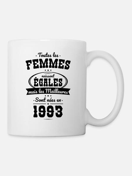 Anniversaire 30 ans - Meilleures sont nées en 1993 - Mug blanc - blanc